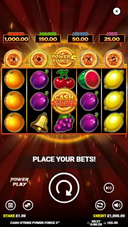 Cash Strike Power Force 5 - Mobile Basegame