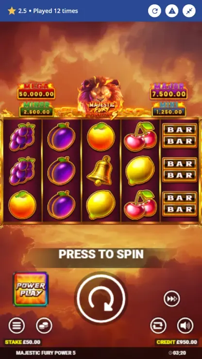 Majestic Fury Power 5 - Mobile Basegame