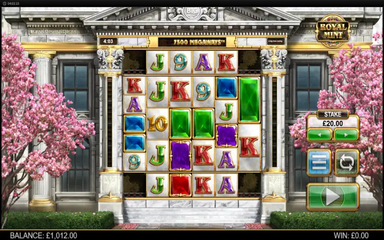 Royal Mint Megaways - Mobile Basegame