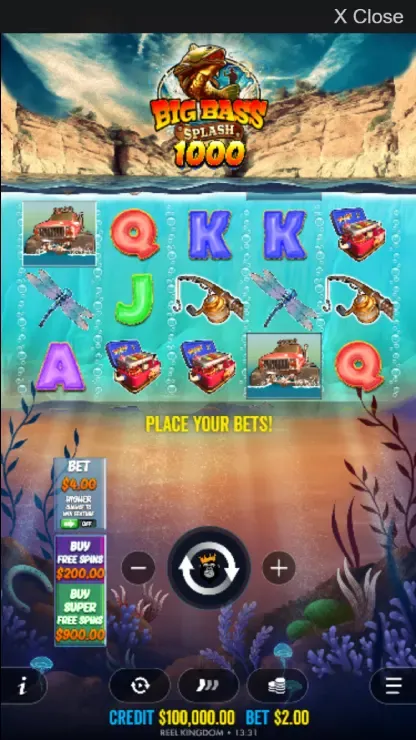 Big Bass Splash 1000 - Mobile Basegame