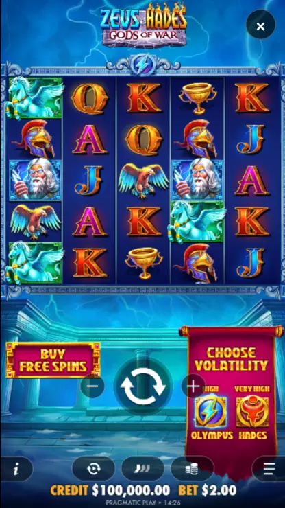 Zeus vs Hades Gods of War - Mobile Basegame