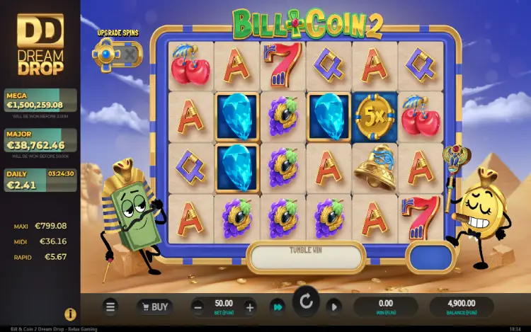 Bill & Coin 2 Dreamdrop - Mobile Basegame