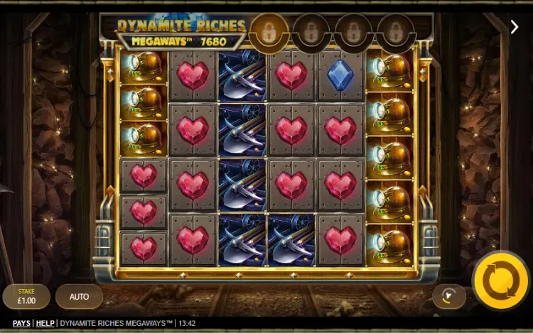 Dynamite Riches Megaways - Mobile Basegame