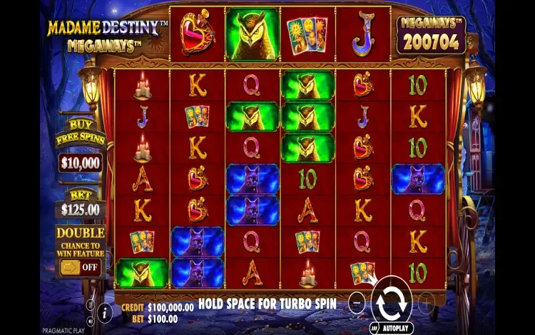 Madame Destiny Megaways - Mobile Basegame