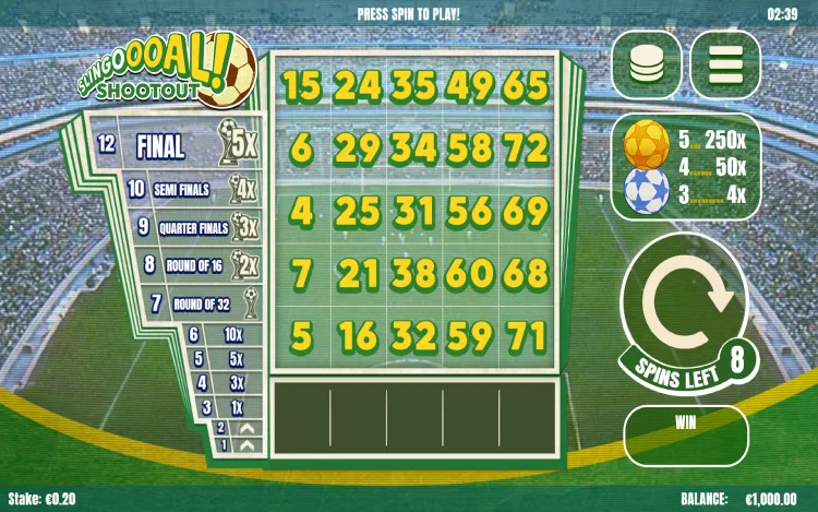 Slingoooal! Shootout - Mobile Basegame