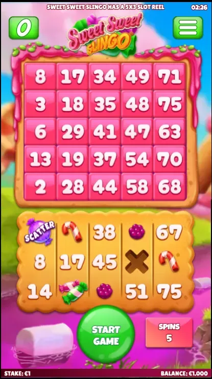 Sweet Sweet Slingo - Mobile Basegame