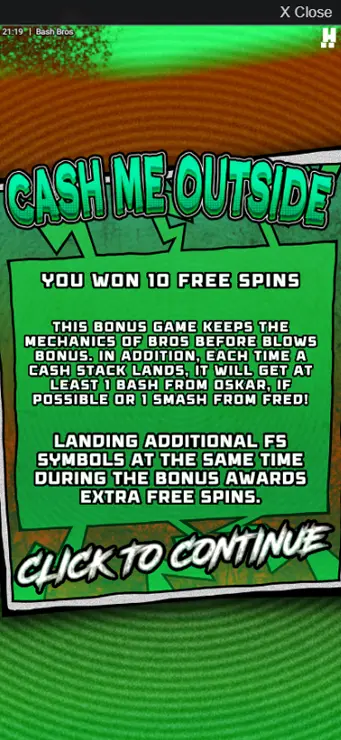 Bash Bros - Mobile Bonus