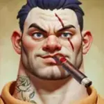 Beating Alcatraz - Man with Cigar Symbol
