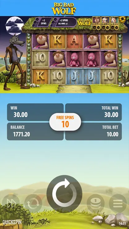Big Bad Wolf Mobile Bonus