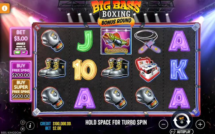 Big Bass Boxing Bonus Round RTP