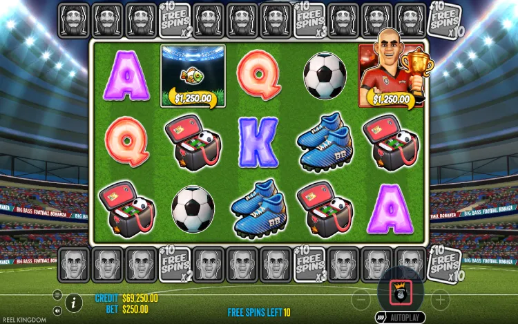 Big Bass Football Bonanza - Money Symbol
