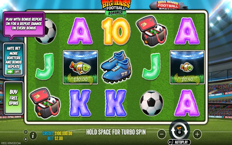 Big Bass Football Bonanza - RTP and Wagering