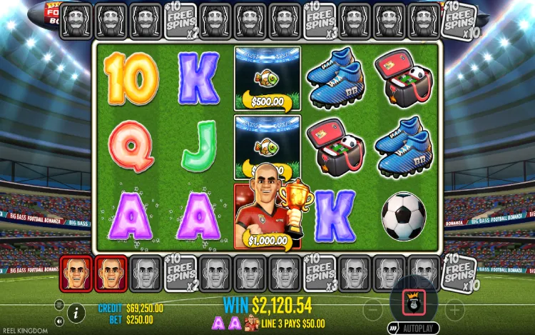 Big Bass Football Bonanza - Wild Symbol