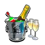 Big Bass Raceday Repeat - Champagne Symbol