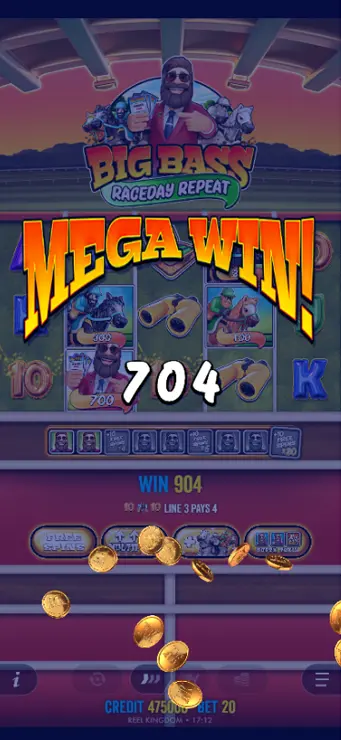 Big Bass Raceday Repeat - Mobile Simple Win