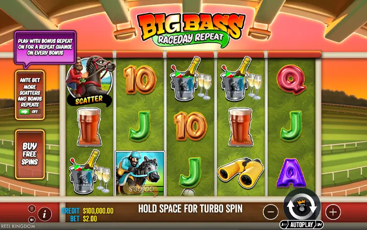 Big Bass Raceday Repeat - RTP and Wagering