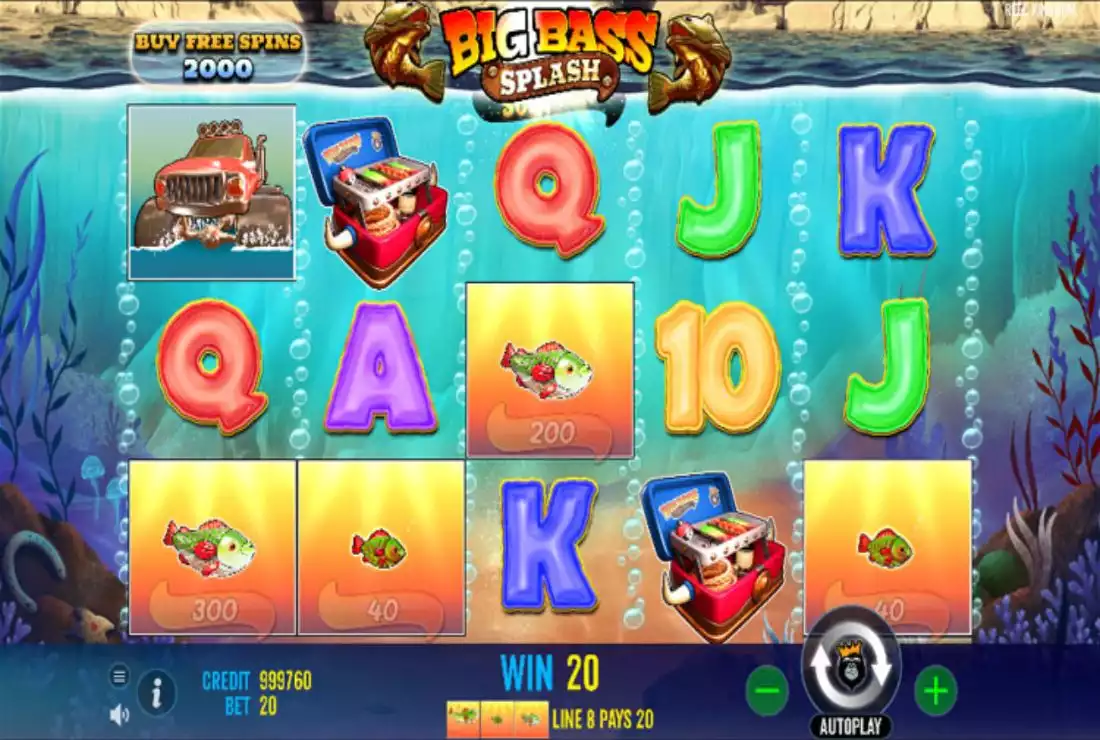 Big Bass Splash Mobile Features win