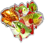 Big Bass Splash Fish Cluster Symbol