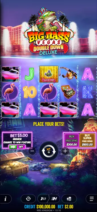 Big Bass Vegas Double Down Deluxe - Mobile Base Game