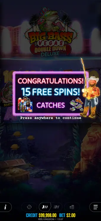 Big Bass Vegas Double Down Deluxe - Mobile Bonus