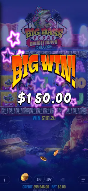 Big Bass Vegas Double Down Deluxe - Mobile Win