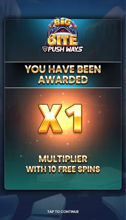 Big Bite Push Ways - Mobile Bonus Game