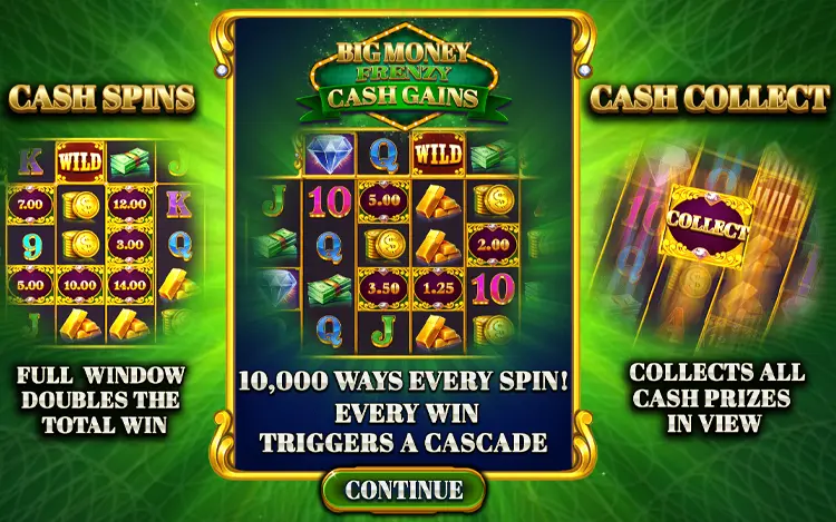Big Money Frenzy Cash Gains - Feature