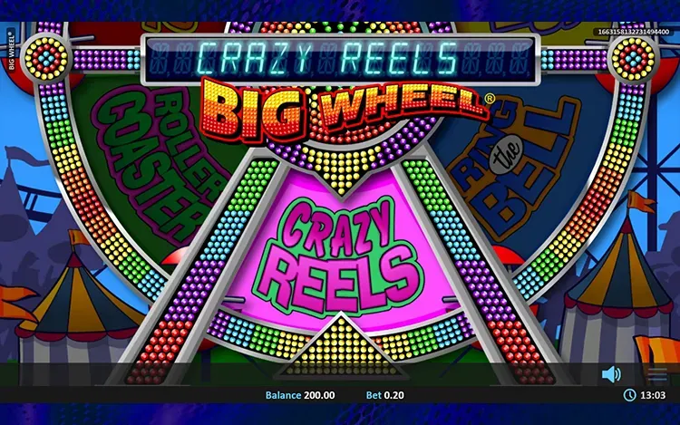 Big Wheel Bonus Features - Crazy Reel
