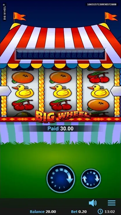 Big Wheel Mobile Features - Base Game