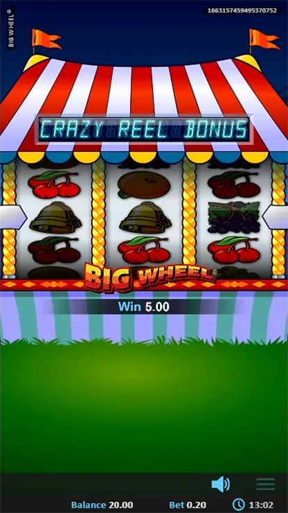 Big Wheel Mobile Features - Simple Win
