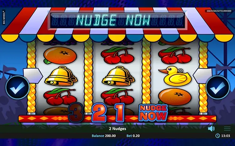 Big Wheel Bonus Features - Nudge