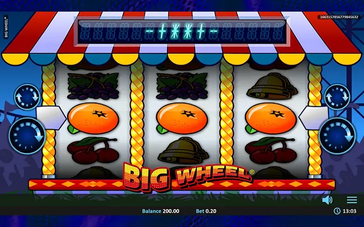 Big Wheel RTP and Wagering
