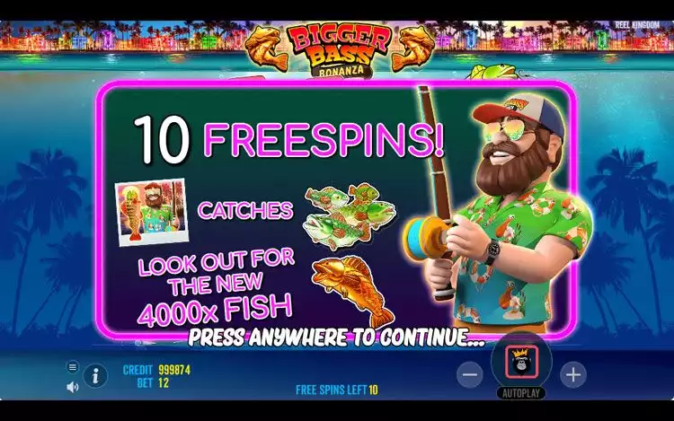 Bigger Bass Bonanza Desktop Free Spin