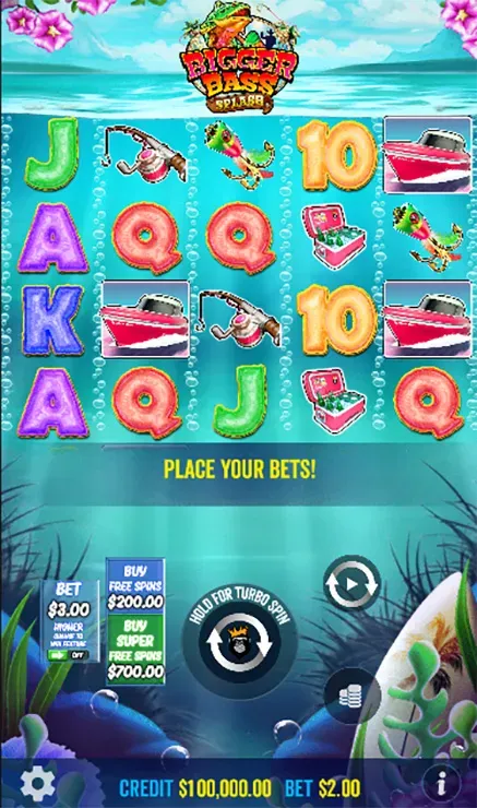 Bigger Bass Splash - Mobile Base Game