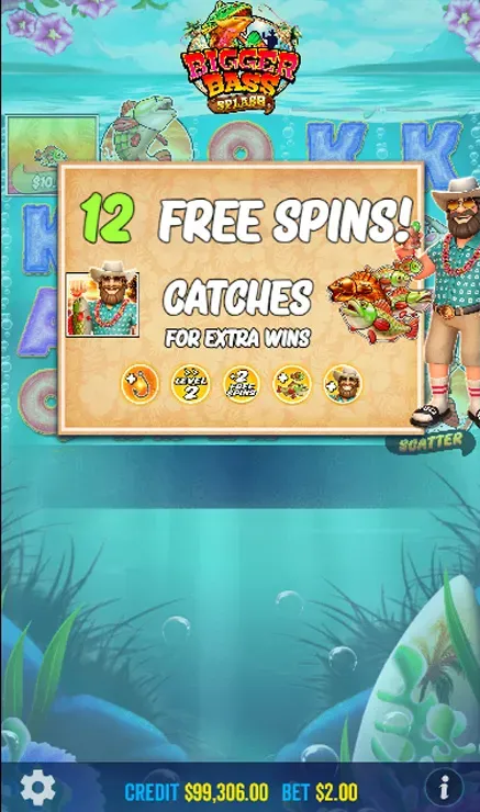 Bigger Bass Splash - Mobile Bonus Game