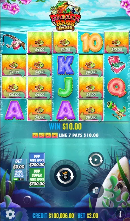 Bigger Bass Splash - Mobile Simple Win