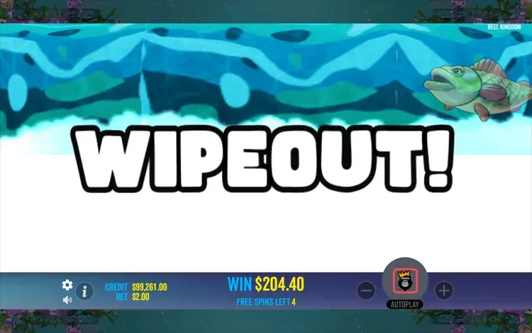 Bigger Bass Splash - Wipeout Spins