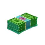Bigger Piggy Bank - Cash Symbol