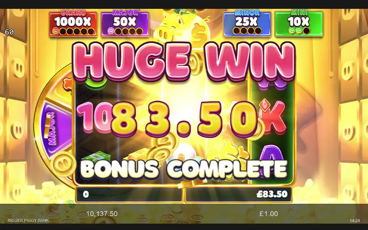 Bigger Piggy Bank - Mobile Win