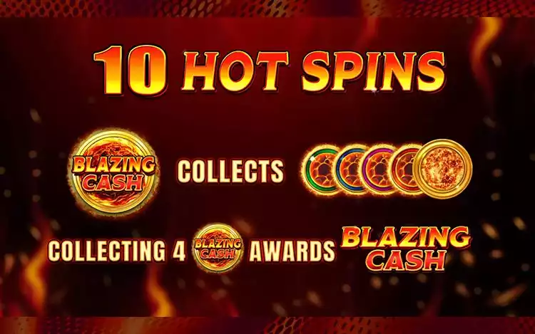 Blazing Cash Bonus Features - Hot Spins