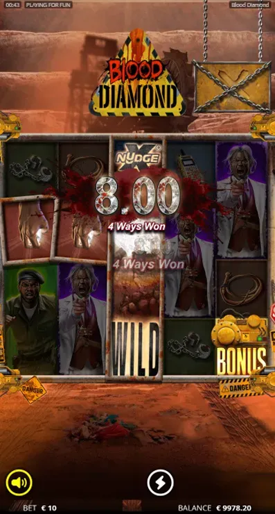 Blood Diamond Mobile Features - Base Game