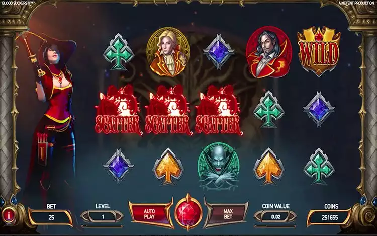Blood Suckers 2 Scatter Shot Feature