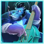 Blue Double Bass Ape