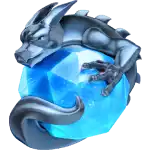 Finn and the Dragon Tales - Blue Jewel Dragon Claw Symbol