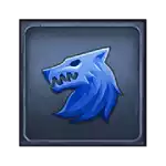 Avalon X - Blue Wolf Symbol