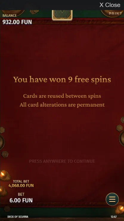 Deck of Scurra - Mobile Bonus