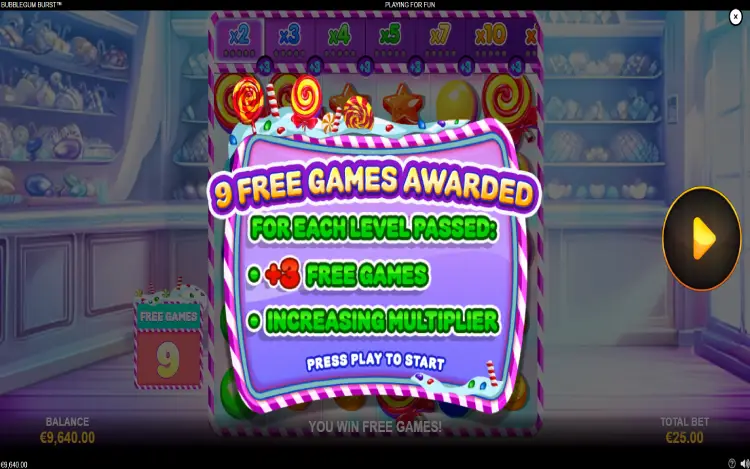 Bubblegum Burst 2 - Mobile Bonus