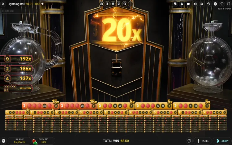 Lightning Ball - Mobile Bonus