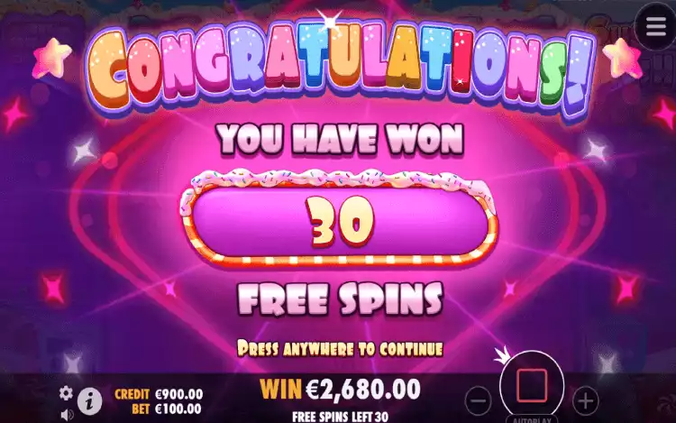 Sugar Rush 1000 Bonus