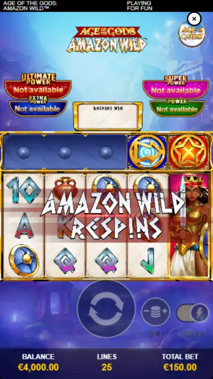 Age of the Gods: Amazon Wilds - Mobile Bonus